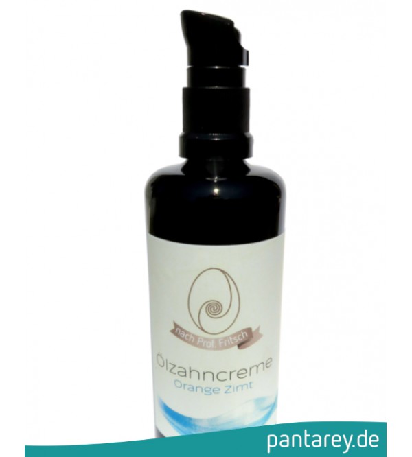Ölzahncreme Orange-Zimt mit Spender 100ml